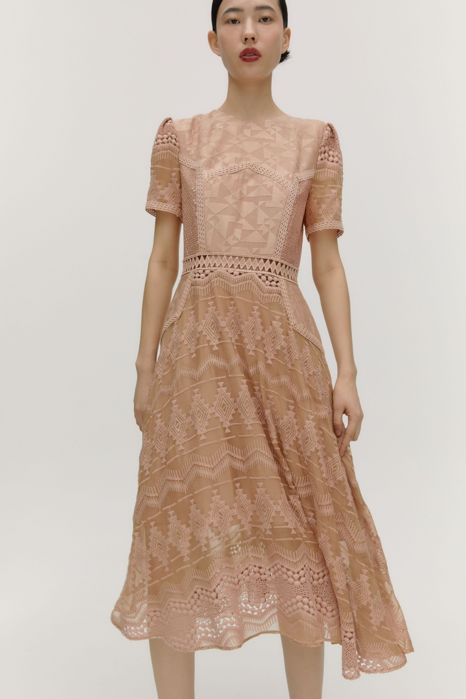 [Pre-Oder] Needlework Silk lace Dress