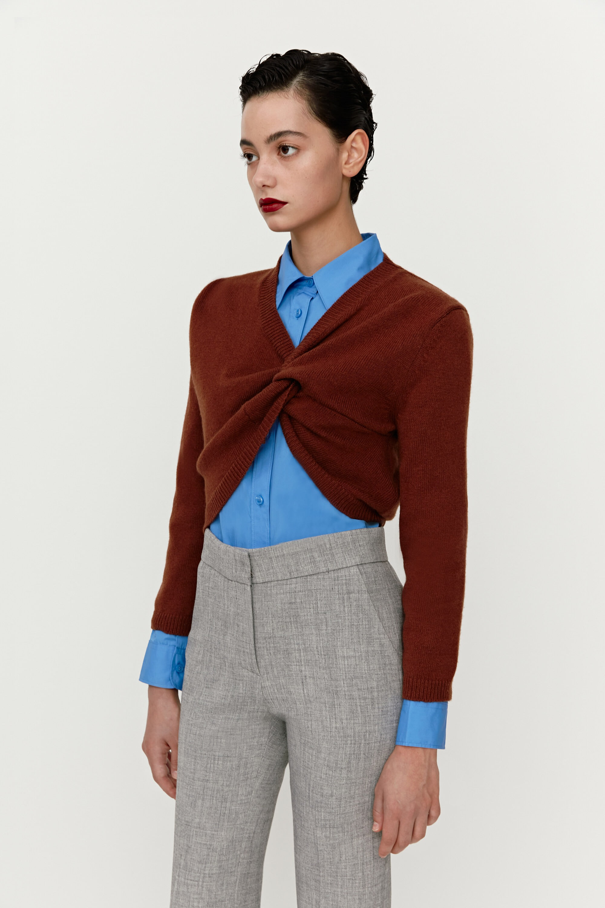 Twist Wool-Blended Sweater